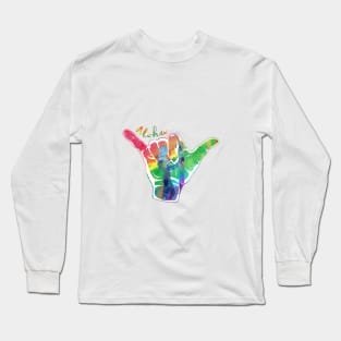 Shaka sign Long Sleeve T-Shirt